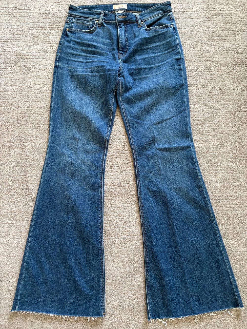 KUT from the Kloth Women’s Flared Dark Blue Jeans Stella Fab Ab Flare Size 8